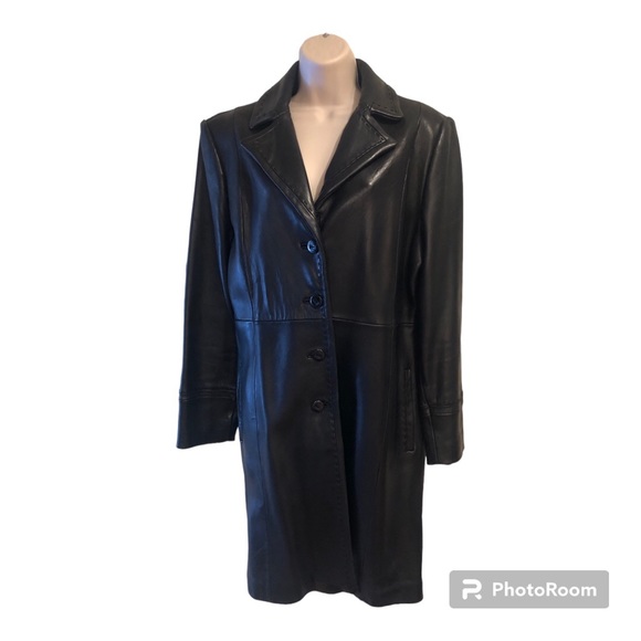 Vintage Avanti New York Luxury Leather Jacket Coat Size L - Picture 2 of 9